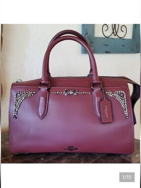 Coach x Selena Gomez Crystal Satchel